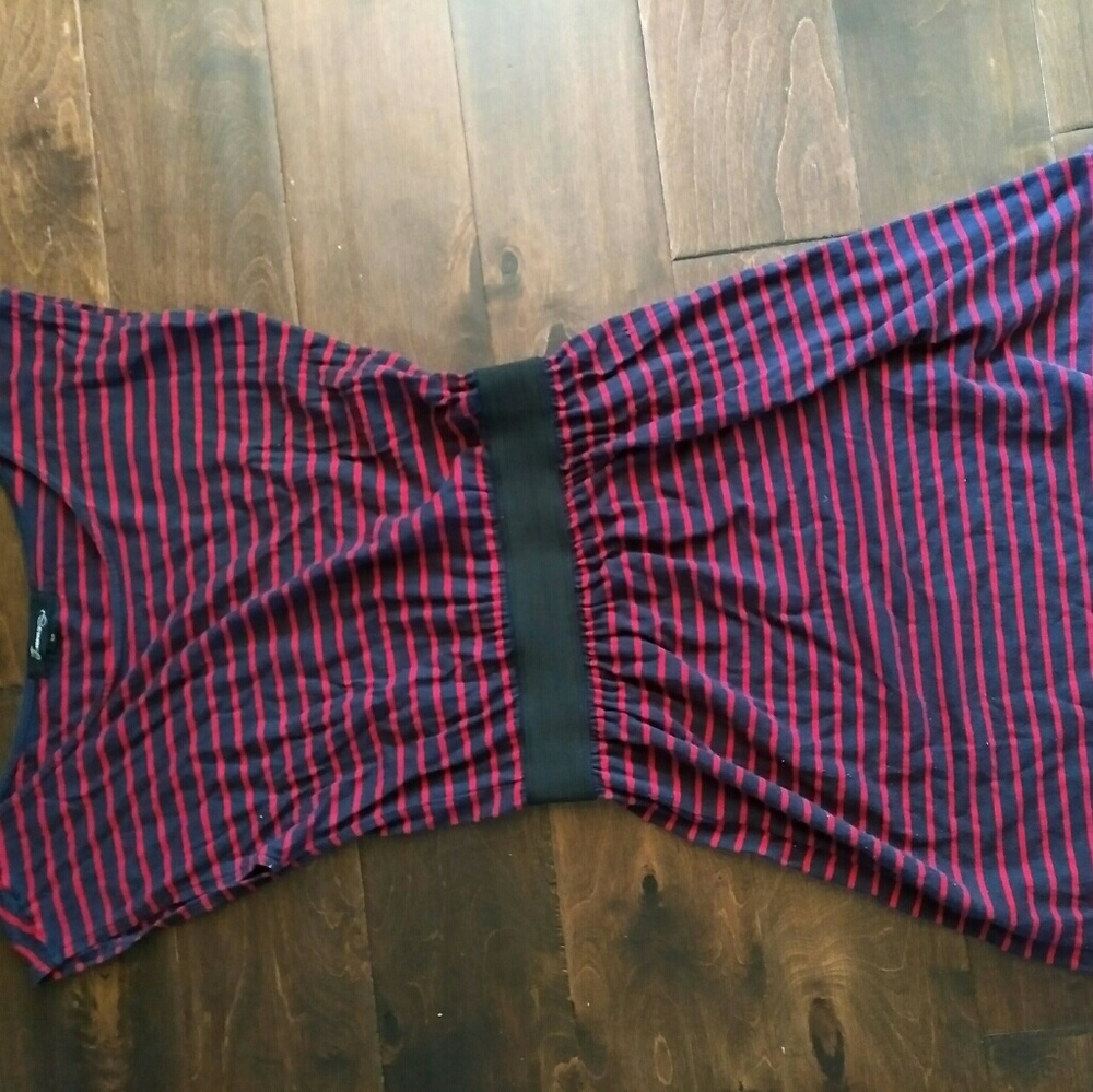 Navy and red Forever 21 dress